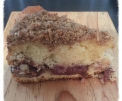 PLUM TEA CAKE WITH CRUMBLE TOPPING