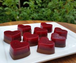 Gut-nourishing choc-berry jellies - Kyra Miles
