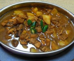 Chicken Pongteh (stewed chicken in fermented soyabean sauce)