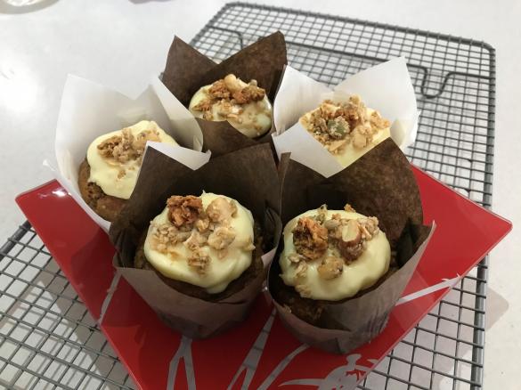 EmeraldSue Date Granola Muffins
