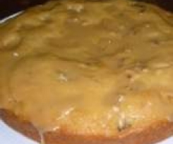 Caramel walnut teacake