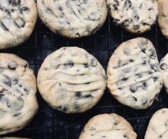 Nans choc chip shortbread biscuits