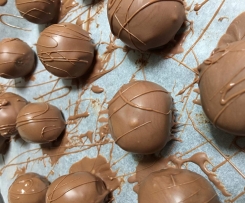 Turkish Delight & Coconut Ganache Truffles