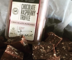 RASPBERRY TRUFFLE FUDGE