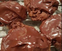 Chocolate Walnut Button Biscuits