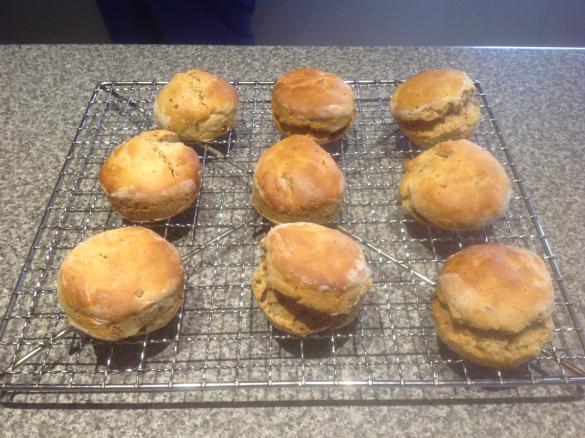 Variation Date scones