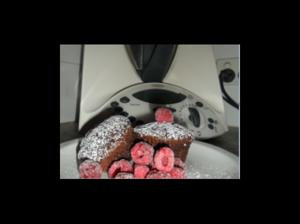 Decadent Choc Raspberry Cup Cakes