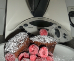 Decadent Choc Raspberry Cup Cakes