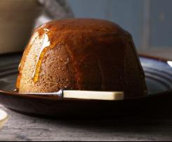 Old fashioned Steamed Golden Syrup Pudding