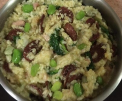 Chorizo and Broad Bean Risotto