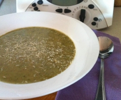 Spiced Zucchini & Rice soup