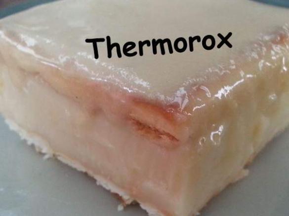 Vanilla Slice with Lattice Biscuits