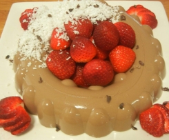 Choc Coconut Blancmange