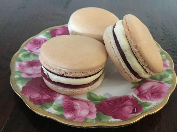Vanilla and Raspberry Macarons (Gluten Free)