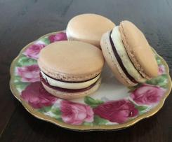 Vanilla and Raspberry Macarons (Gluten Free)
