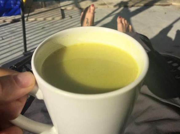 Golden Milk (with fresh ginger and turmeric)