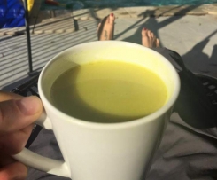 Golden Milk (with fresh ginger and turmeric)