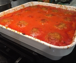 I Can't Believe They're Not Meatballs (Vegetarian Meatballs with Tomato Sauce)