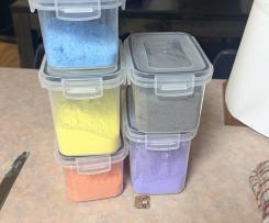 Coloured sand