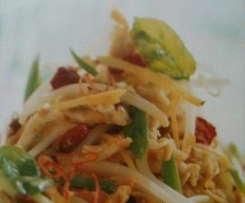 Cranberry Chicken Stir-Fry with Ginger