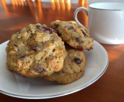 Pumpkin & Cranberry Cookies (Sugar free)