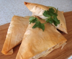 Pumpkin & Ginger Filo Triangles