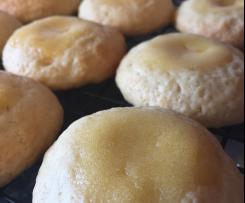 Lemon Drop Cookies (sugar free | egg yolk cookies)