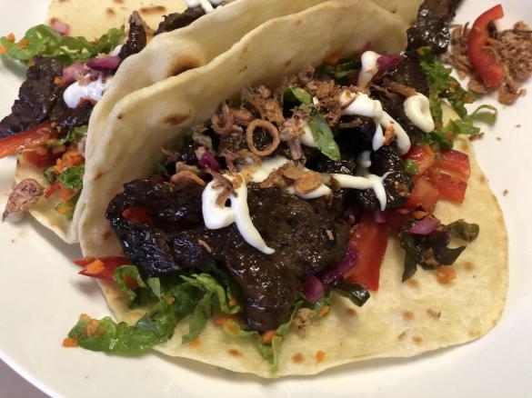 Soy Free Korean Beef Tacos