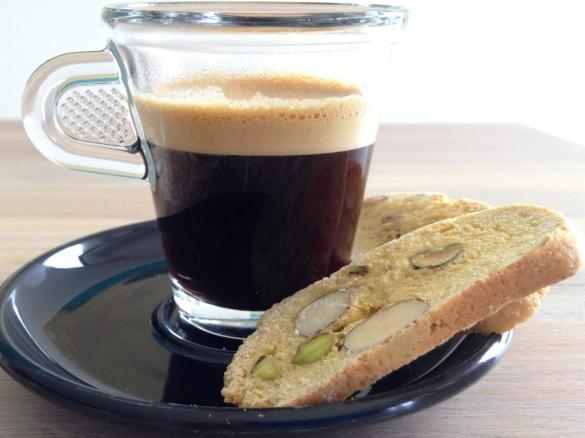 Orange and Lemon Biscotti with Pistachio and Almond