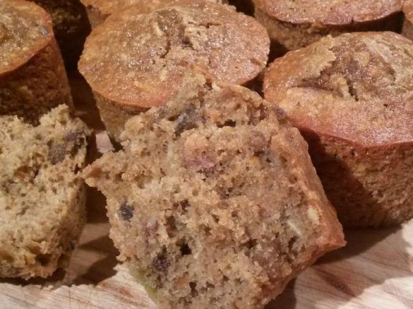 Apple, Carrot & Pecan Muffins