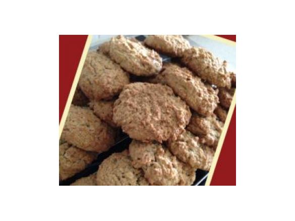 Banana,oat & nut biscuits