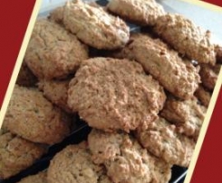 Banana,oat & nut biscuits