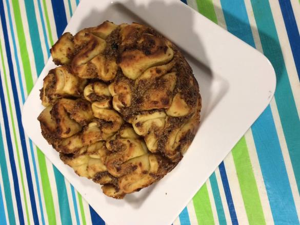 Orange Cranberry Almond Pull apart