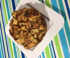 Orange Cranberry Almond Pull apart