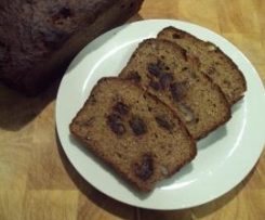 Banana bread with dates and walnuts - dairy and gluten free