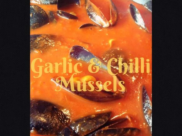 Paleo Garlic and Chilli Mussels