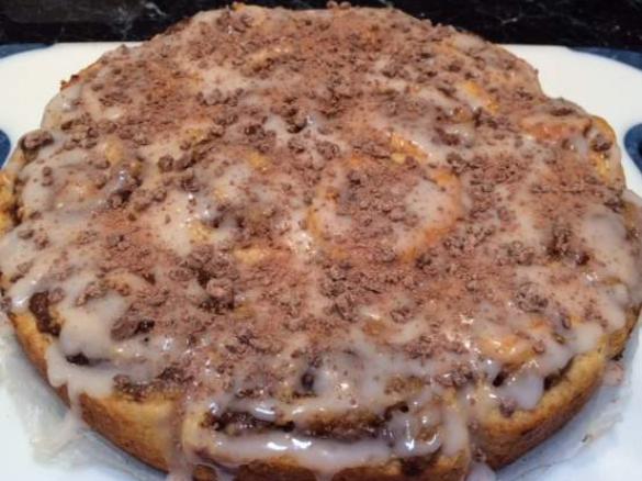 Banana and choc chip Cinnamon Scrolls