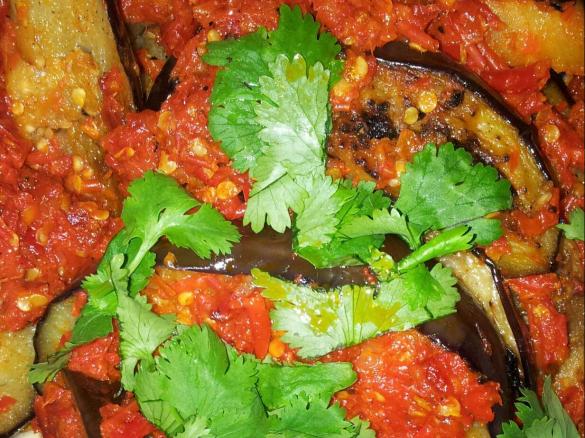 Paleo Terong Berlado (Eggplant with Chilli)