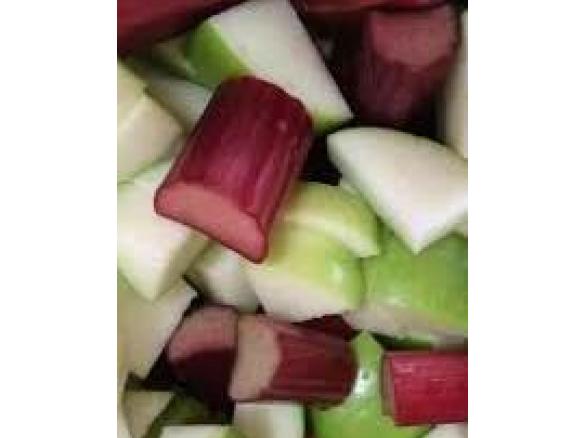 Variation Stewed Rhubarb and Apple 