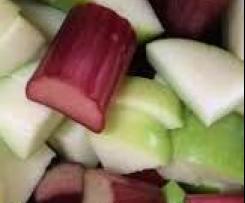 Variation Stewed Rhubarb and Apple 