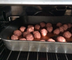 Chinese Style Sticky Meatballs