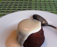 Individual Steamed Christmas Puddings with Pedro Ximinez Custard