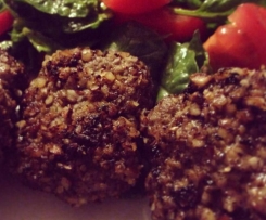 Dukkah Crusted Rissoles Paleo