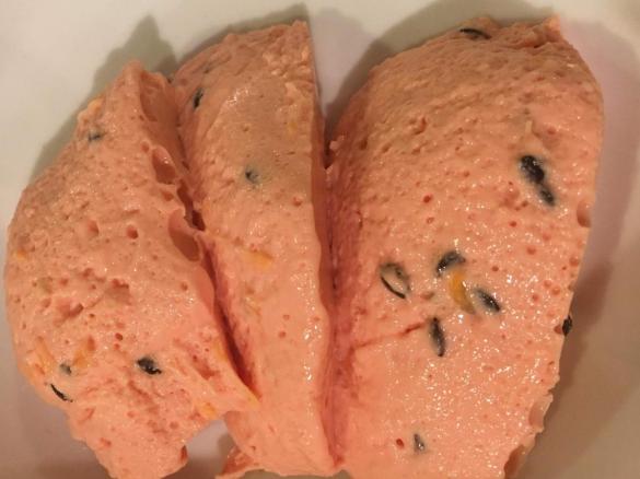 Passion fruit flummery