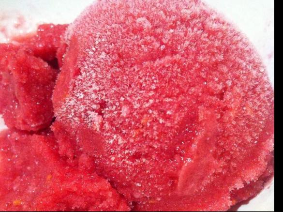 Pomegrante, Red Wine & Raspberry Sorbet