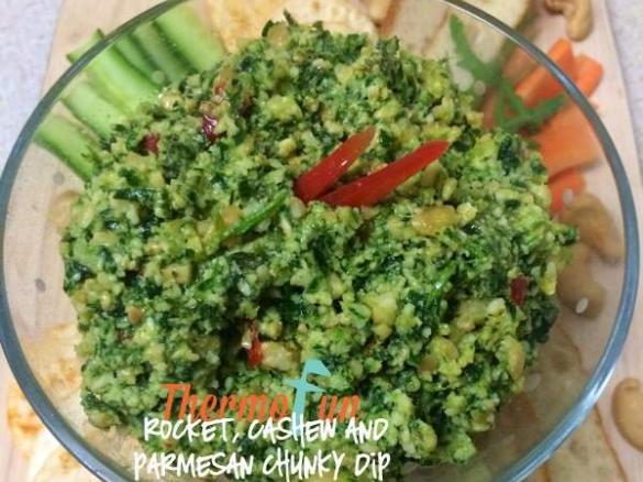 Rocket, Cashew and Parmesan Chunky Dip - ThermoFun