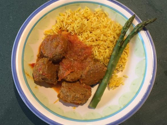 All in one Indian kofta (Meatballs)