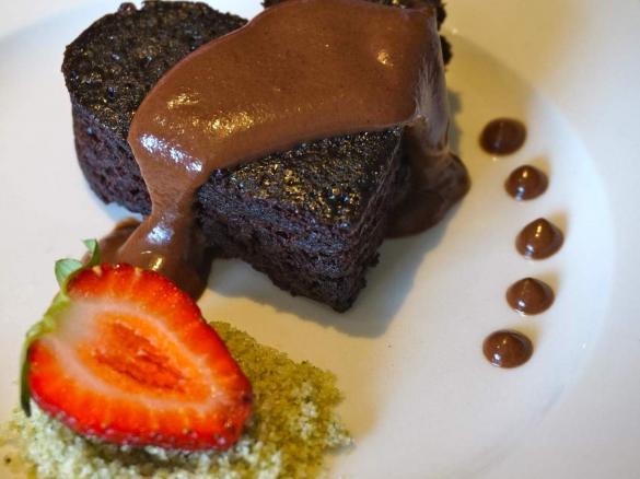 Chocolate Ginger Love with Strawberry & Basil Sugar