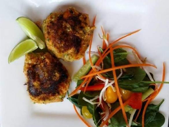 Asian style fish cakes