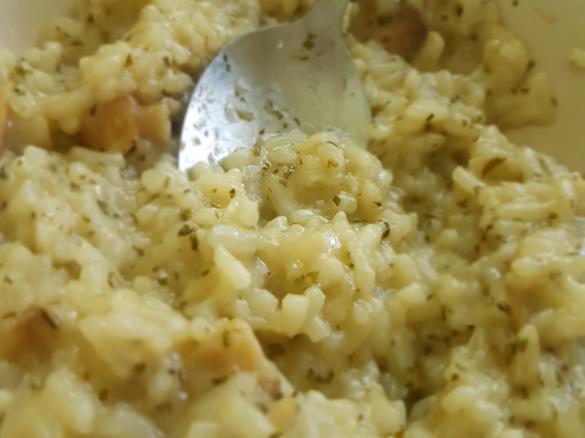 Dairy and gluten free mushroom risotto